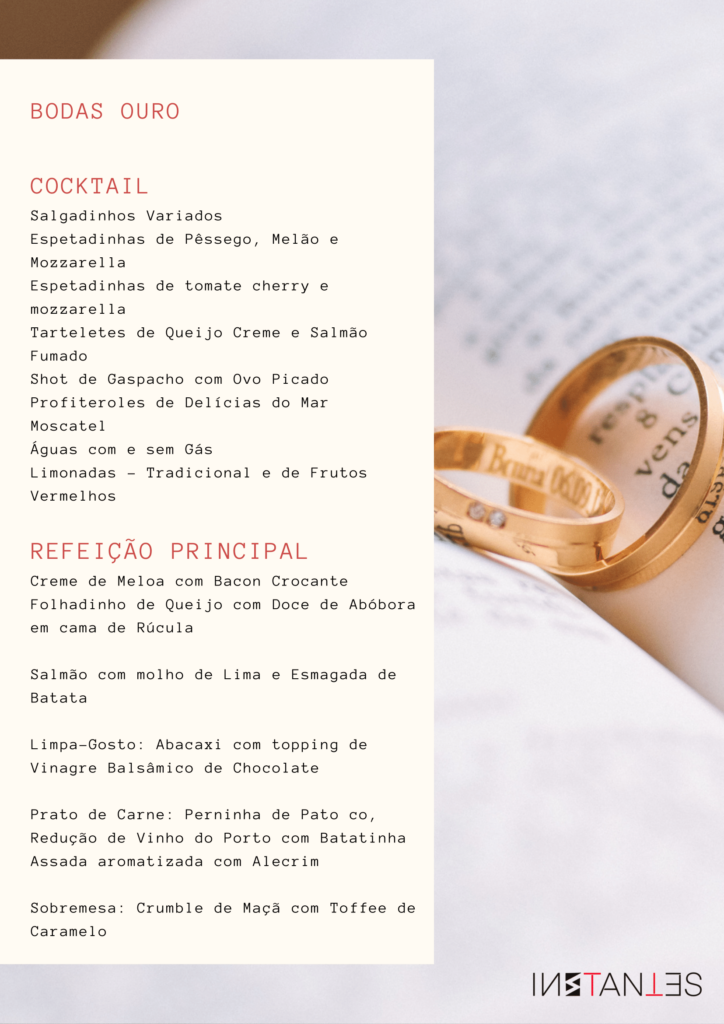 Bodas Ouro 74,90€-1